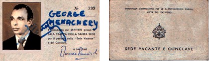 VATICAN ACCREDITATION