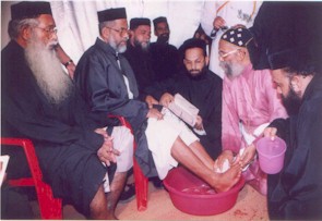 WASHING THE FEET