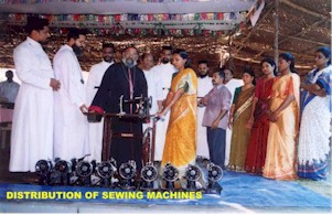 DISTRIBUTION OF SEWING MACHINE